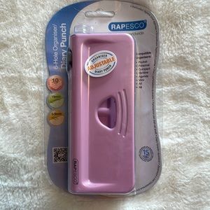 Rapesco 6-hole adjustable organizer diary paper punch organiser